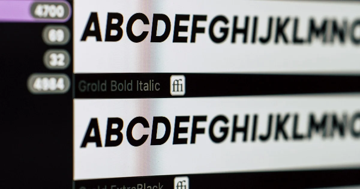 中文 Web Font 踩雷